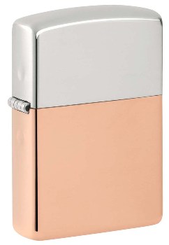 Зажигалка Zippo 48694 Bimetal с двойным металлическим покрытием, медь/латунь/сталь